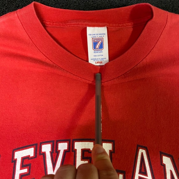 Vintage Y2K Cleveland Indians Tee Chief Wahoo - Picture 3 of 6